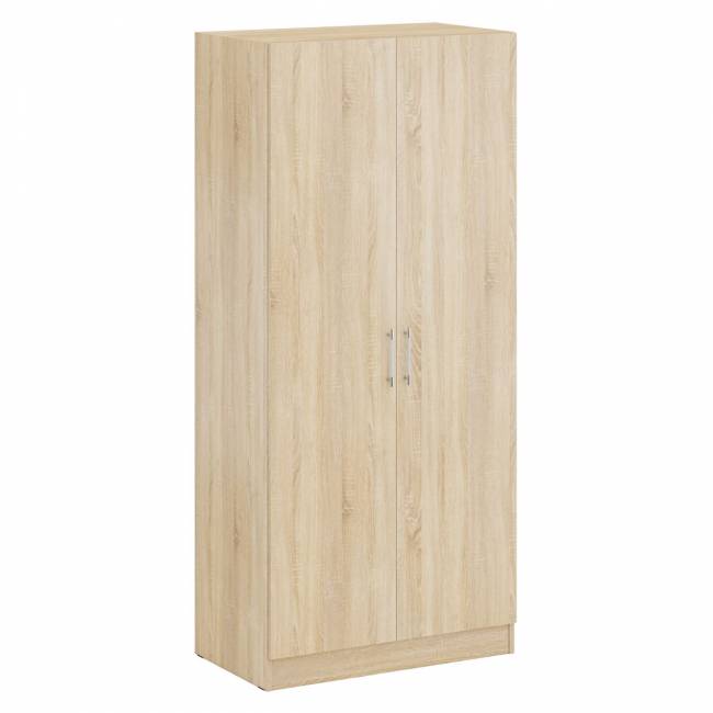 Кровать односпальная 800 со шкафом для одежды 2-х створчатым Стандарт цвет дуб сонома Кровать односпальная 800 со шкафом для одежды 2-х створчатым Стандарт цвет дуб сонома