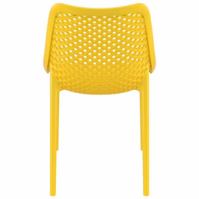 Стул пластиковый Air желтый 500х600х820 мм