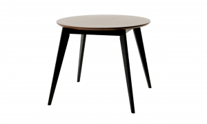 Стол Сканди К 90 чёрное дерево/орех Стол Сканди К 90 чёрное дерево/орех