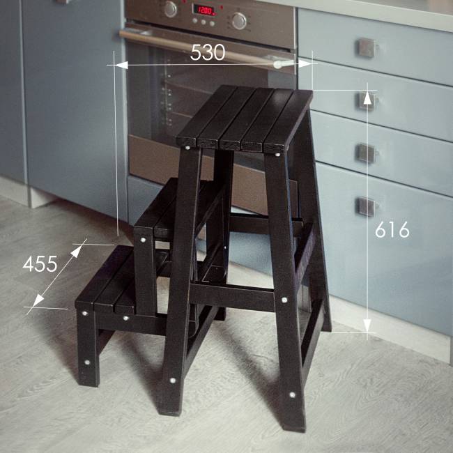 Табурет- стремянка венге