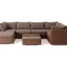 "Лунго" модуль диванный прямой с подушками, цвет коричневый "Лунго" модуль диванный прямой с подушками, цвет коричневый