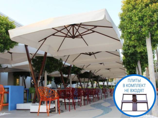 Зонт профессиональный 4х4 м Banana 4000х4000 мм