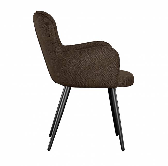 Стул DikLine 503 поворотный SB3 шоколад, ножки черные Стул DikLine 503 поворотный SB3 шоколад, ножки черные