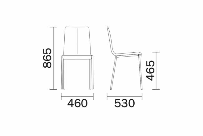 Стул офисный Kuadra темно-рыжий 460х530х865 мм Стул офисный Kuadra темно-рыжий 460х530х865 мм