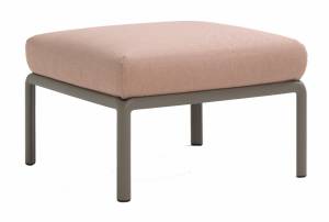 Пуф пластиковый с подушкой Komodo Pouf тортора, розовый 720х720х475 мм Пуф пластиковый с подушкой Komodo Pouf тортора, розовый 720х720х475 мм