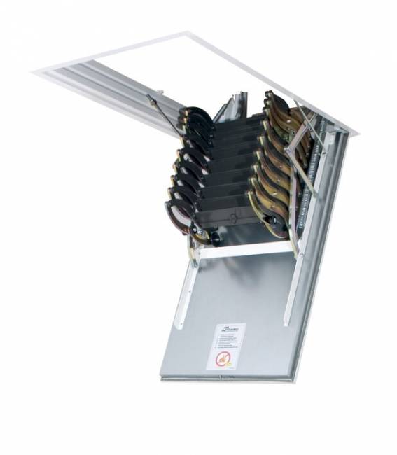 Чердачная термоизоляционная ножничная лестница LSF Чердачная термоизоляционная ножничная лестница LSF