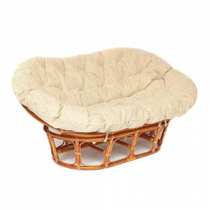 Диван MAMASAN/МАМАСАН 23/02 W /с подушкой/ подушка 182х119 см, 169х102х80 см, Cognac (коньяк), ткань, Старт Cognac (коньяк)