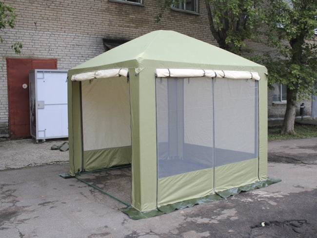Шатер Митек ПИКНИК 3х3 м со стенками (2 места)