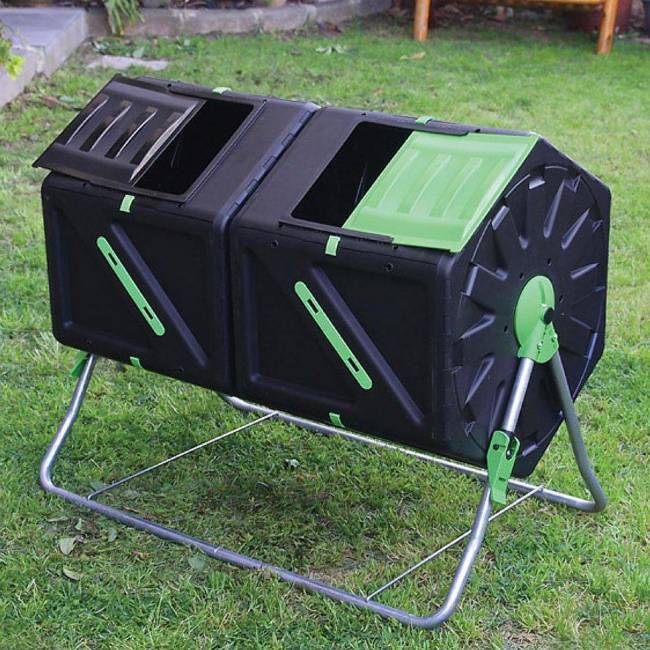 Компостер вращающийся HELEX двойной 2*105 л