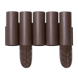 Бордюр для сада Palisada 2,35м коричневый Бордюр для сада Palisada 2,35м коричневый