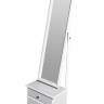 Зеркало с тумбой Селена белый 151 см х 46 см