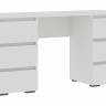 Компьютерный стол Элла ПС 02 белый / белый