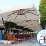 Зонт профессиональный 4х4 м Banana бежевый 4000х4000 мм