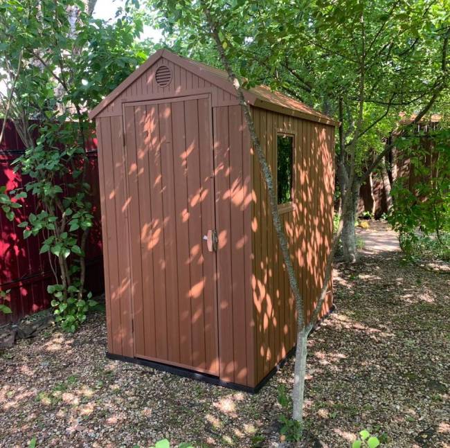 Сарай "Дарвин 4х6" (размеры 118 х 184 см), коричневый Сарай "Дарвин 4х6" (размеры 118 х 184 см), коричневый