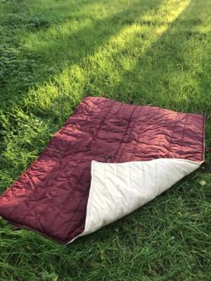 Двухсторонний Матрас-накидка Мелания, бордовый,190 х 150 Двухсторонний Матрас-накидка Мелания, бордовый,190 х 150