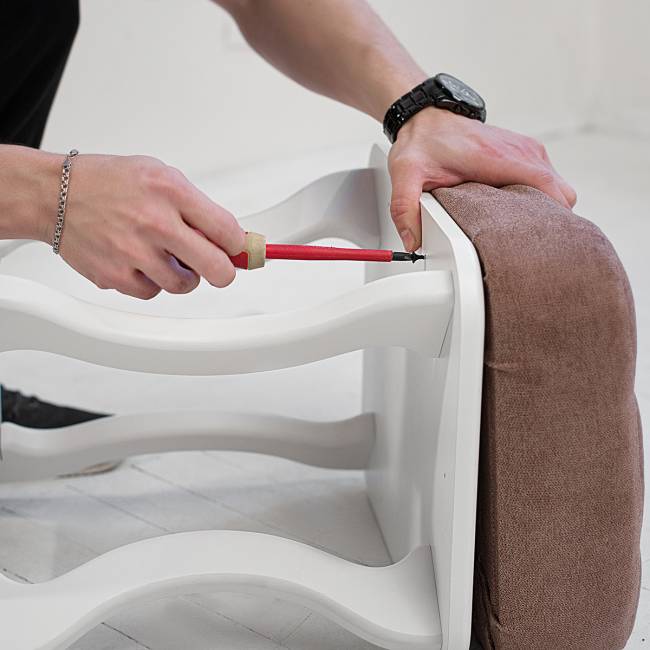 Банкетка Берже 26 белый ясень Банкетка Берже 26 белый ясень