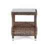 "Форио" столик кофейный из искусственного ротанга, цвет коричневый