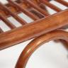 Кресло-качалка VIENNA (разборная) / без подушки / ротанг top quality, 58x133x102 см, Pecan (орех) Pecan (орех) ротанг top quality