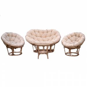 Набор мебели из искусственного ротанга Романо, бежевый Набор мебели из искусственного ротанга Романо, бежевый