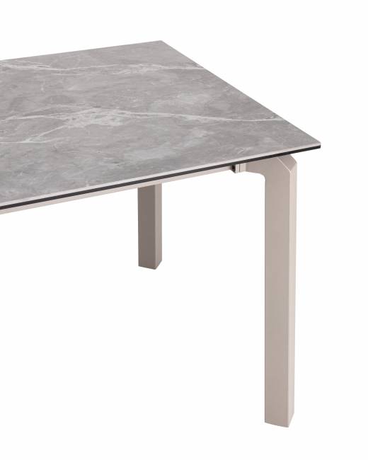 Стол обеденный Varden раскладной 160-220х90 см керамика серый