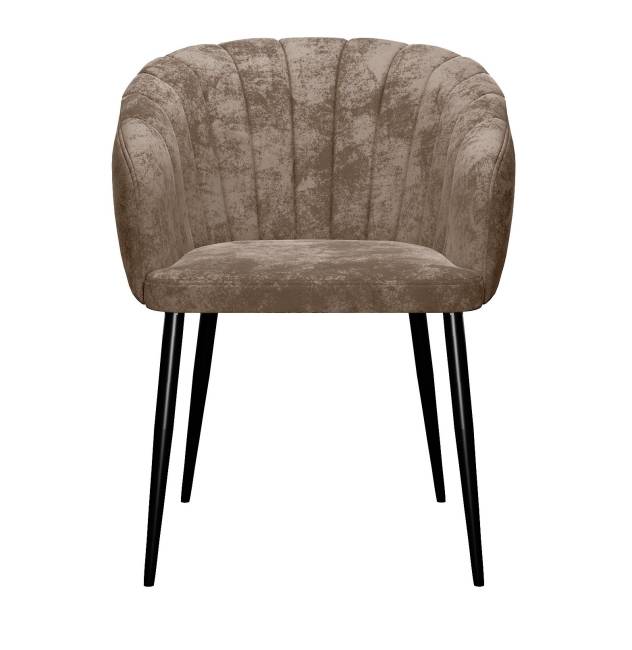 Стул DikLine 442 поворотный, M05 шоколад, ножки черные Стул DikLine 442 поворотный, M05 шоколад, ножки черные