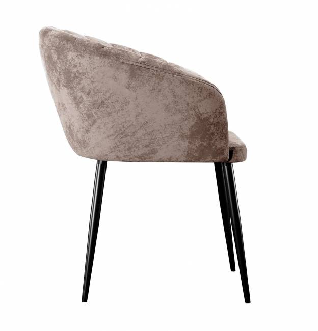 Стул DikLine 442 поворотный, M05 шоколад, ножки черные Стул DikLine 442 поворотный, M05 шоколад, ножки черные