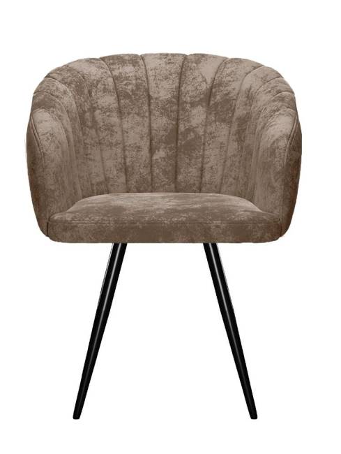 Стул DikLine 442 поворотный, M05 шоколад, ножки черные Стул DikLine 442 поворотный, M05 шоколад, ножки черные