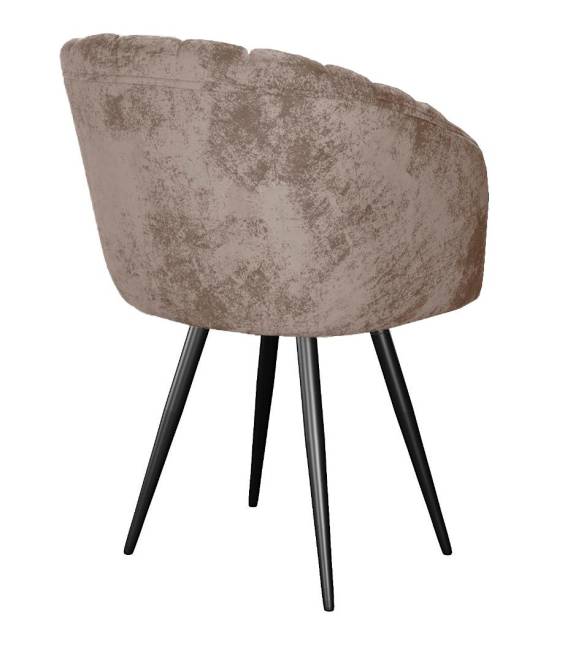 Стул DikLine 442 поворотный, M05 шоколад, ножки черные Стул DikLine 442 поворотный, M05 шоколад, ножки черные