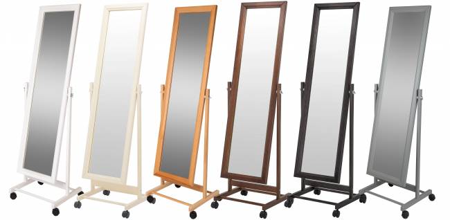 Зеркало напольное В 27Н белый 137 см х 42,5 см Зеркало напольное В 27Н белый 137 см х 42,5 см