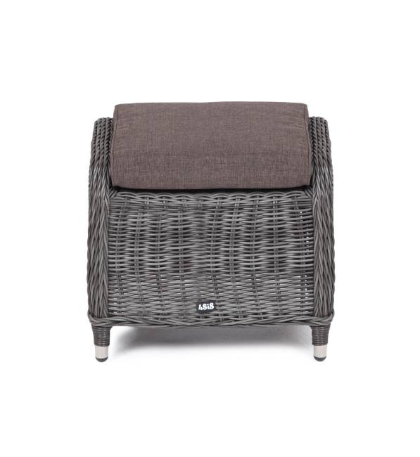 "Толедо" пуф плетеный, цвет графит "Толедо" пуф плетеный, цвет графит