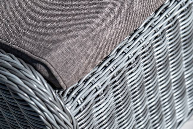 "Толедо" пуф плетеный, цвет графит "Толедо" пуф плетеный, цвет графит