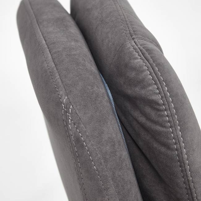 Кресло SOFTY LUX  флок , серый, 29 серый флок