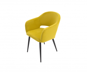 Стул Пичч чёрный / горчичный Стул Пичч чёрный / горчичный