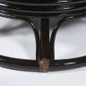 Кресло-качалка PAPASAN/ПАПАСАН w 23/01 B /с подушкой/ 115х78х104 см, Antique brown (античный черно-коричневый), ткань Коричневый, 3М7-147 Antique brown (античный черно-коричневый)
