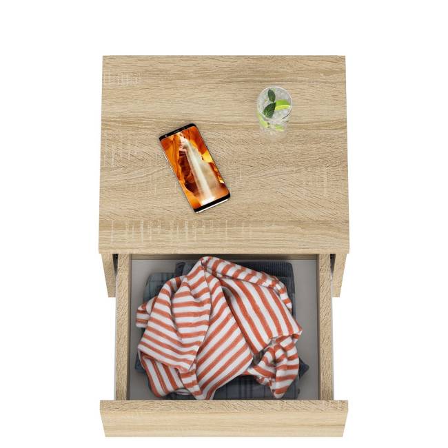 Тумба прикроватная Мори ТПМ400.1 цвет дуб сонома Тумба прикроватная Мори ТПМ400.1 цвет дуб сонома